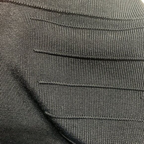 guess by marciano Solid Black Bandage High Waist Mini Skirt Rayon Nylon Xs - Picture 4 of 6